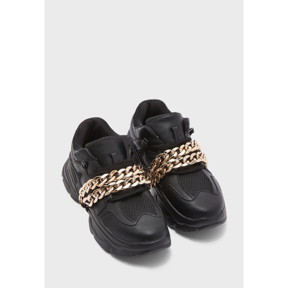 BNWT - Chain Split Low Top Sneakers - US W Size 9